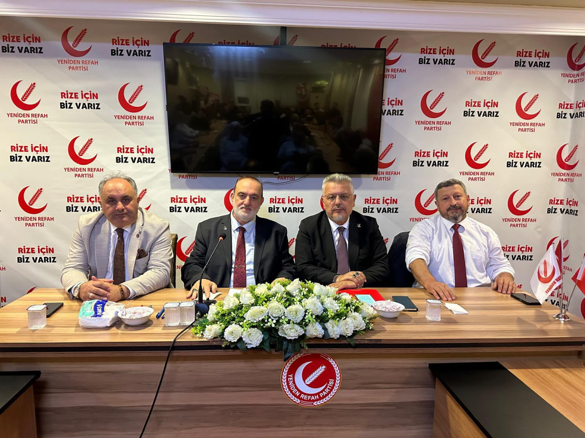 YENİDEN REFAH PARTİSİ RİZE İL BAŞKANLIĞI TEMMUZ AYI İL DİVAN TOPLANTISINI GERÇEKLEŞTİRDİ