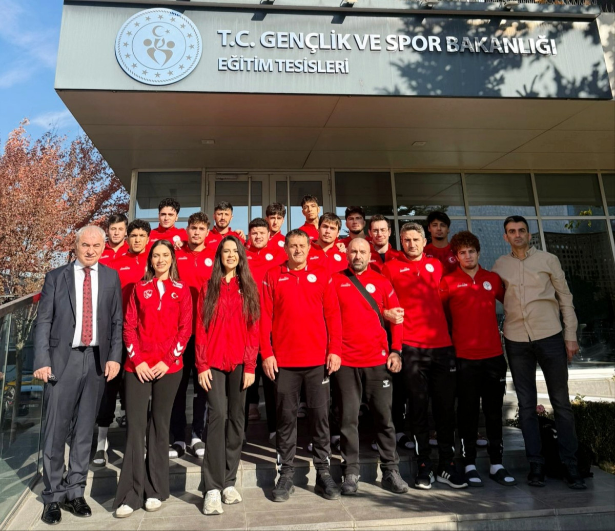 ÇAYKURSPOR GÜREŞ SÜPER LİG MÜSABAKALARI İÇİN ANKARA'DA 