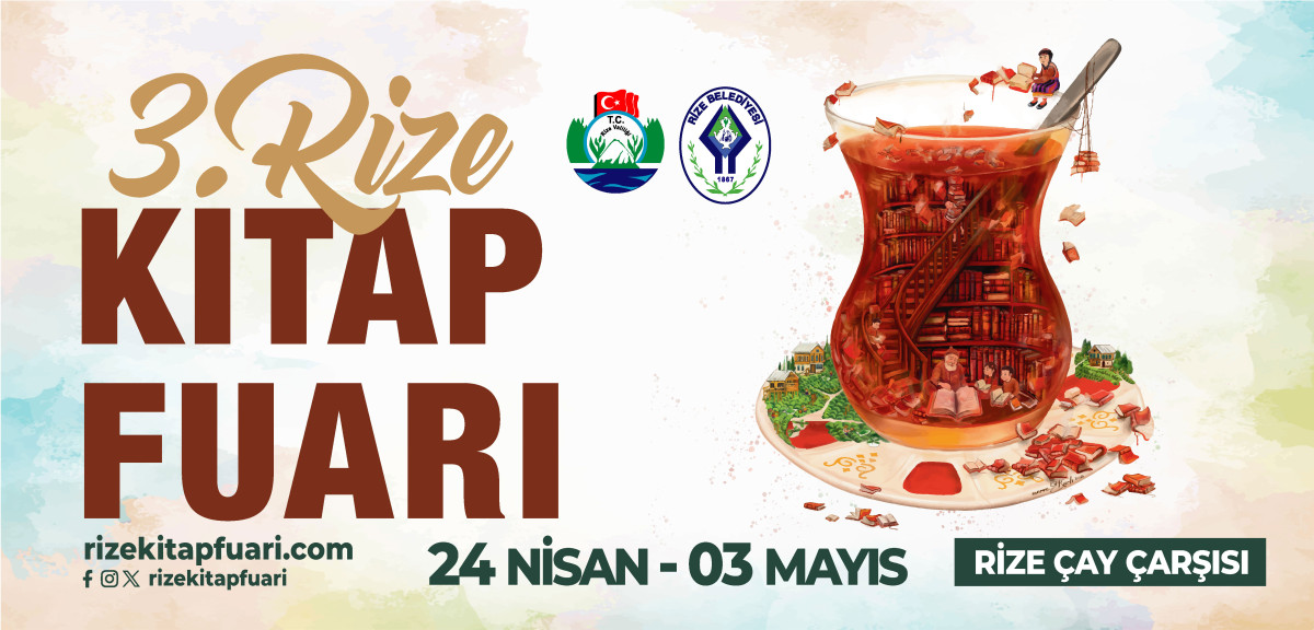 Rize Kitap Fuarı, 24 Nisan'da kitapseverlerle buluşacak
