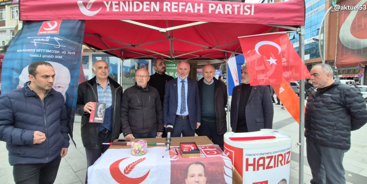 YENİDEN REFAH PARTİSİ’NDEN TÜM TÜRKİYE’DE İMZA SEFERBERLİĞİ 