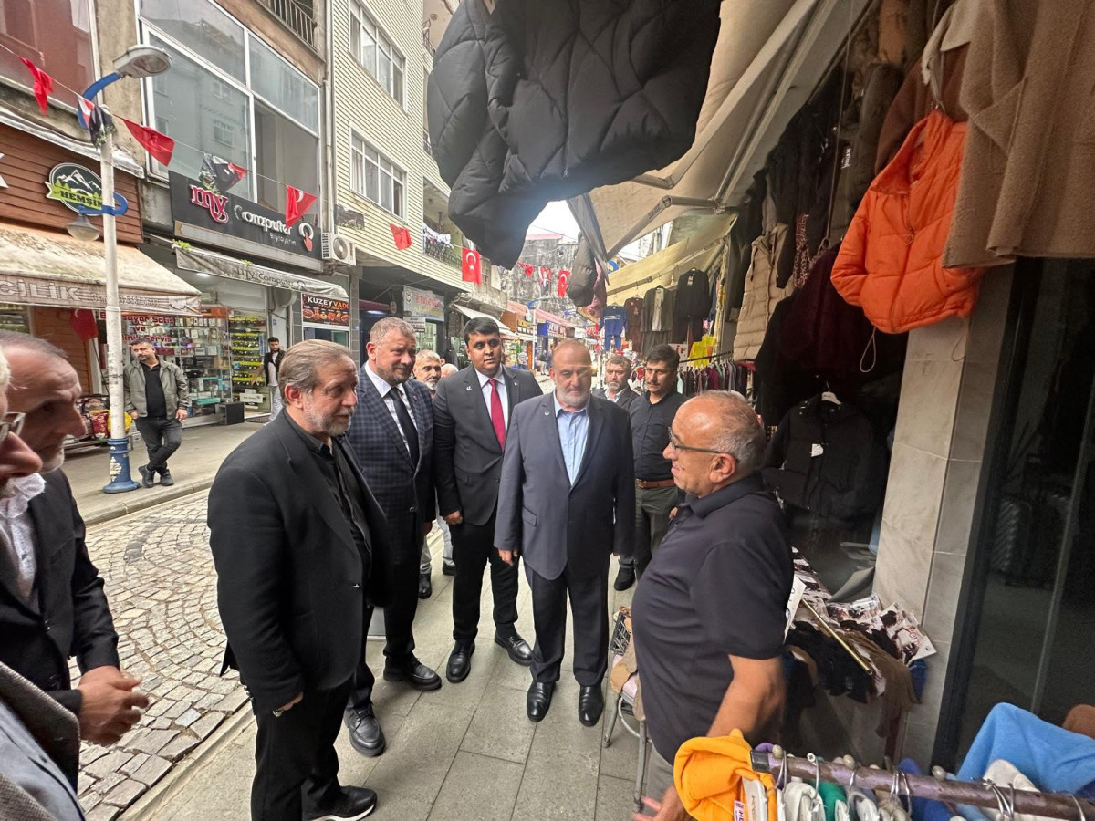 YRP'DEN İYİDERE VE PAZAR İLÇELERİNE GEÇMİŞ OLSUN ZİYARETİ